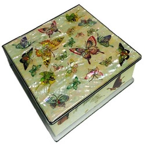 mother of pearl memo pad (10cmX10cmX3cm)